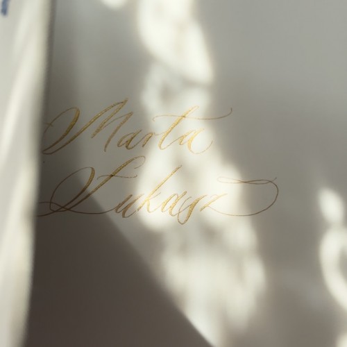 malowana KSIĘGA GOŚCI "Les Fleurs"