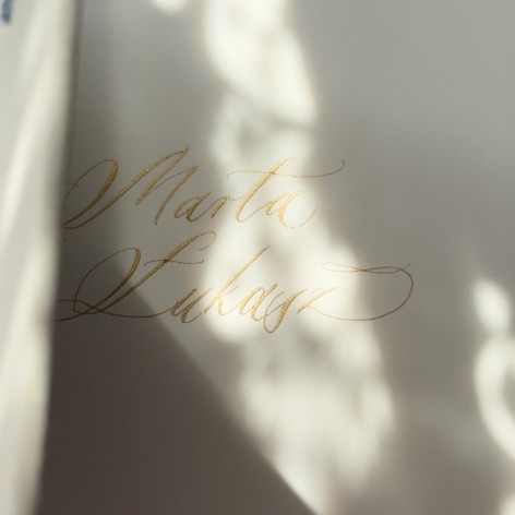 malowana KSIĘGA GOŚCI "Les Fleurs"